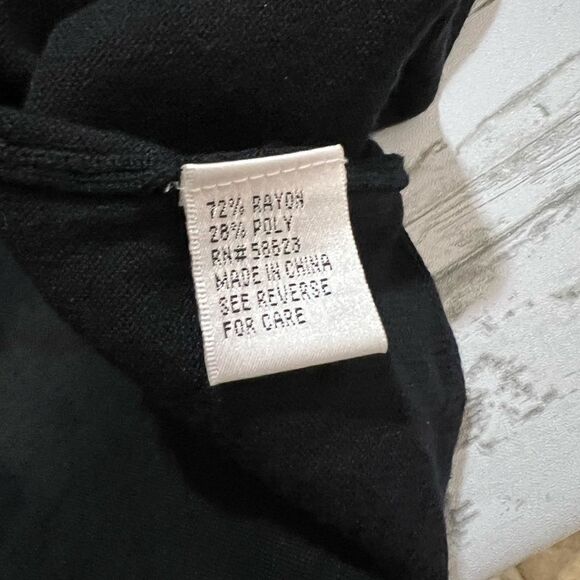 Carducci Women’s 2X Black Cardigan Dressy Embellishments Stretch EUC - Picture 7 of 8